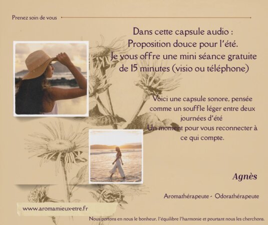 Capsule d'été Proposition d'entretien gratuit