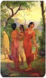 Inde romantique Femmes au jardin Inde